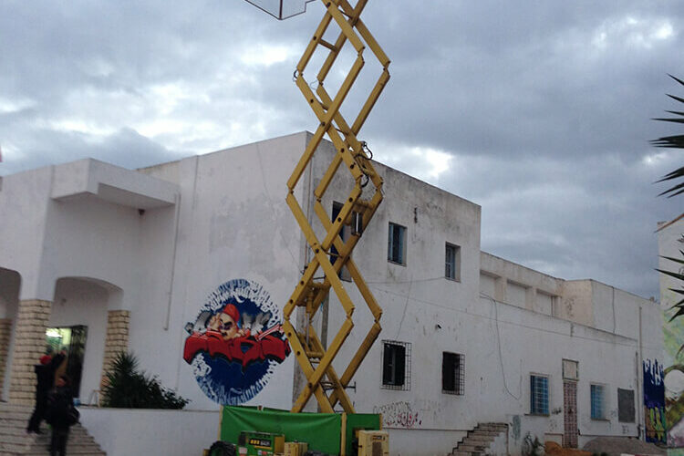 Nacelle à ciseau diesel - 14 mètres