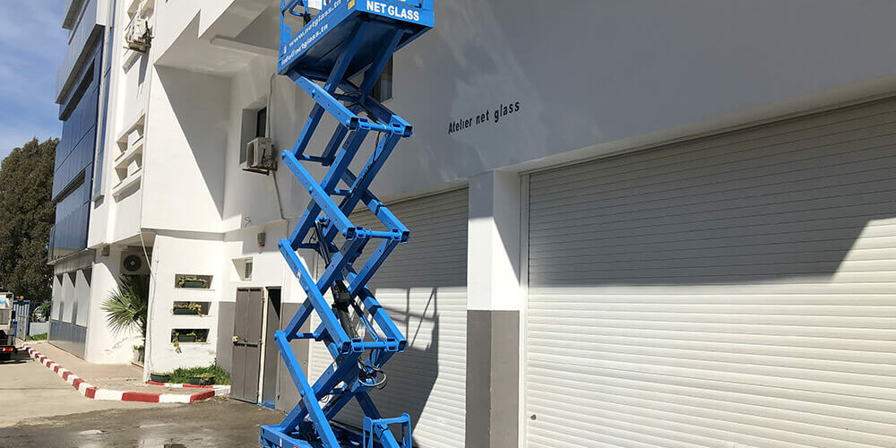 Nacelle à ciseau électrique - 10 mètres