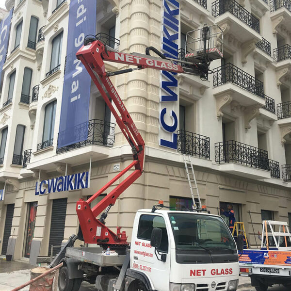 Nacelle sur camion -20 mètres