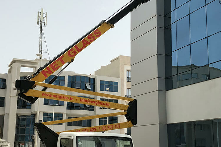 Nacelle sur camion -22 mètres