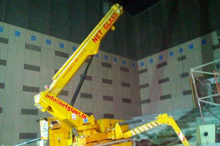 Nacelle sur chenille -23 mètres